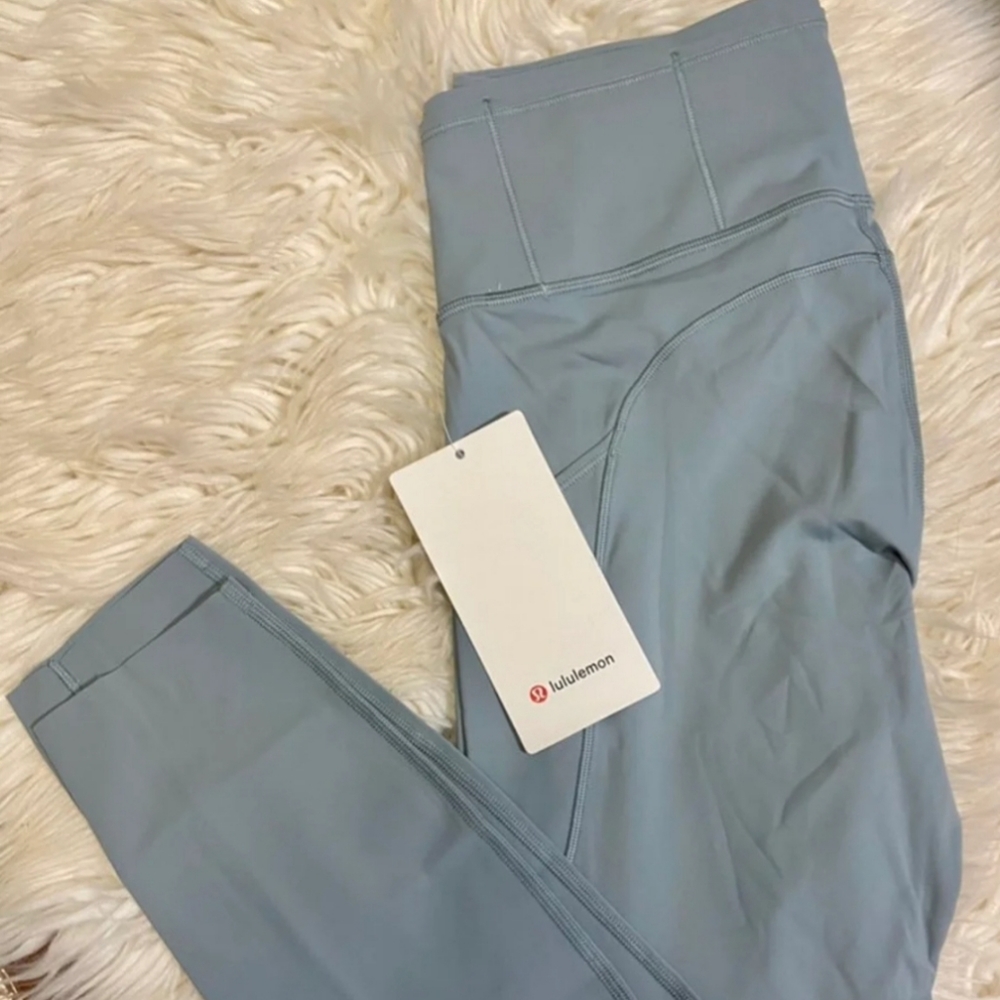 Lululemon Fast and Free 25" Blue Cast 8